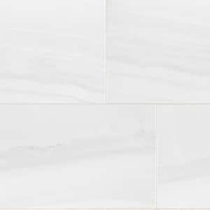 Glossy Rapids White 10 in. x 20 in. Subway Gloss Ceramic Wall Tile (14.80 sq. ft./Case)