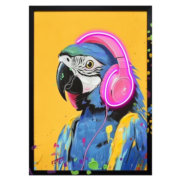 アート・デザイン・音楽 Anne Golaz Metsaestae Classy Art 1-Piece Framed Mixed Media Animal Wall Art 29 in. x 21