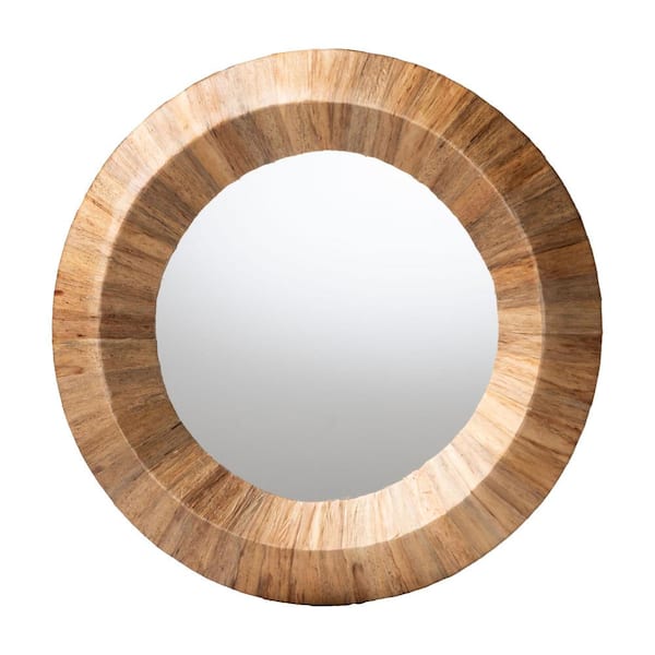 bali & pari Tarun Natural Grasscloth 20 in. W x 20 in. H Mirror