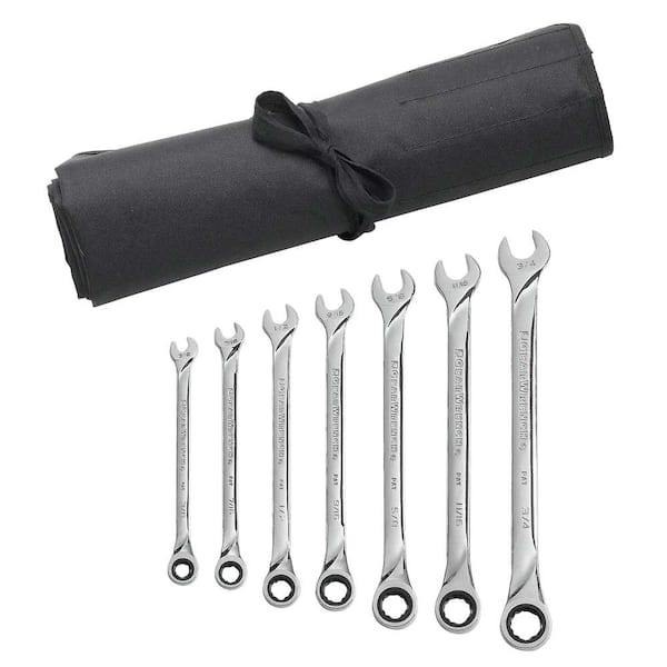GEARWRENCH SAE 72Tooth XL Combination Ratcheting Wrench Tool Set with