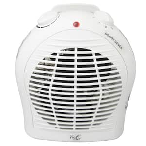1,500-Watt 2-Settings Electric Portable Fan Heater with Adjustable Thermostat