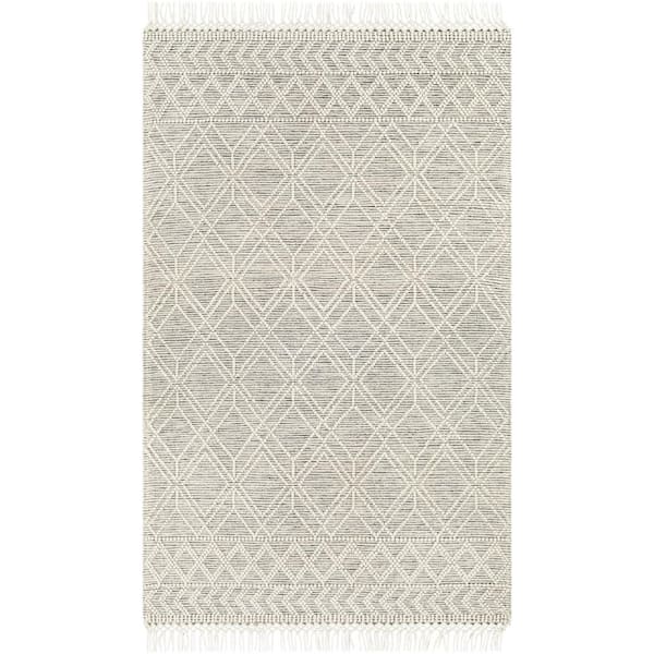 Faulkner Light Gray Tribal 10 ft. x 14 ft. Indoor Area Rug