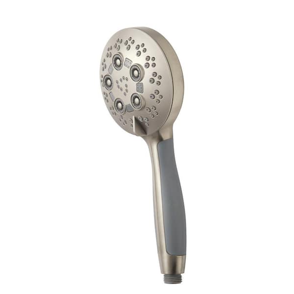Speakman 5-Spray 4.5 in. Single Wall Mount Handheld Adjustable Shower Head in Brushed Nickel