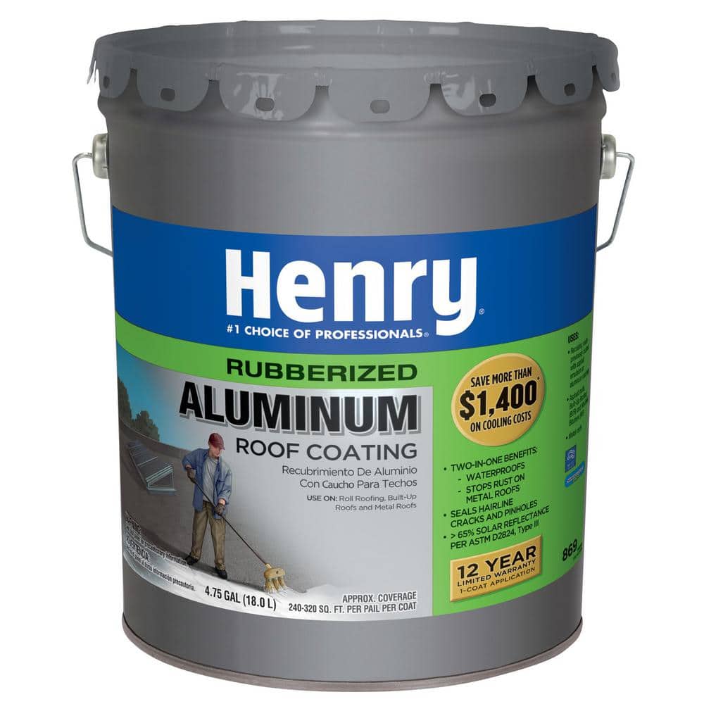 Henry Rubberized Aluminum Roof Coating Gal Piece