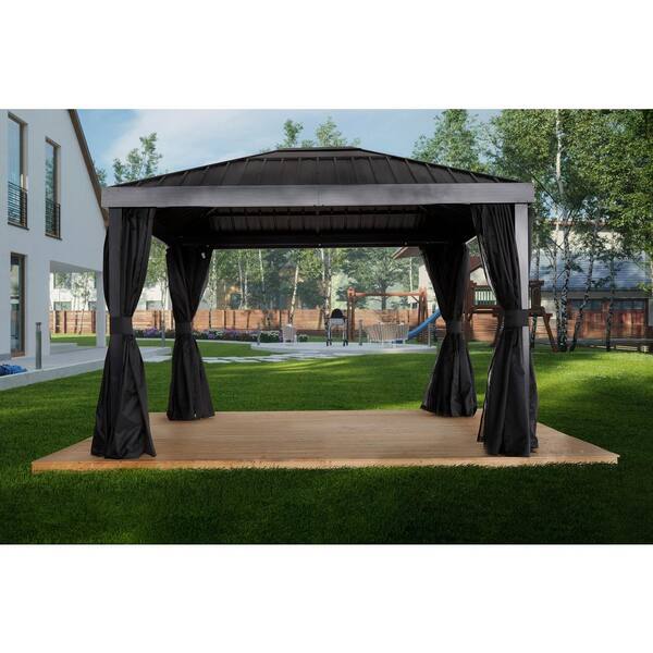 Sojag Skylight 10 ft. x 12 ft. Polyester Curtains For Gazebo