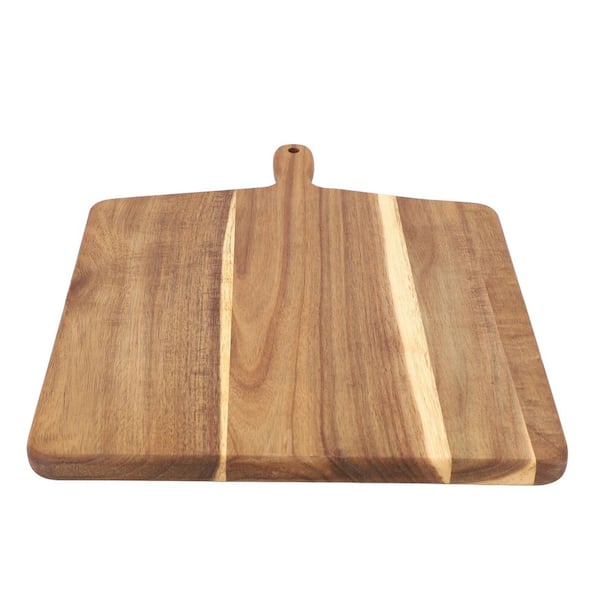 Elama 13 Inch Acacia Wood Square Serving Board