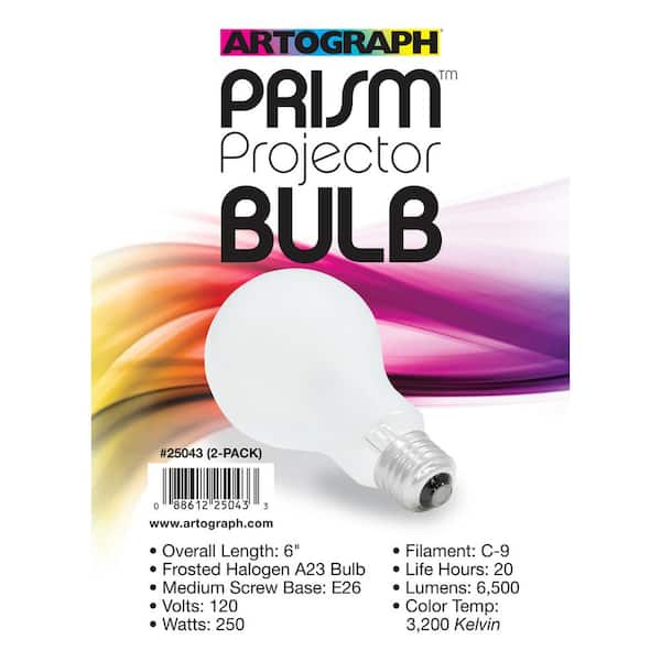 Artograph Prism Projector Replacement Bulbs (2 Pack)