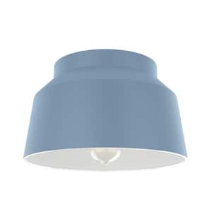 Cranbrook 11.5 in. 1 Light Indigo Blue Flush Mount Kitchen Light