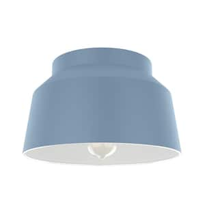 blue flush mount ceiling light