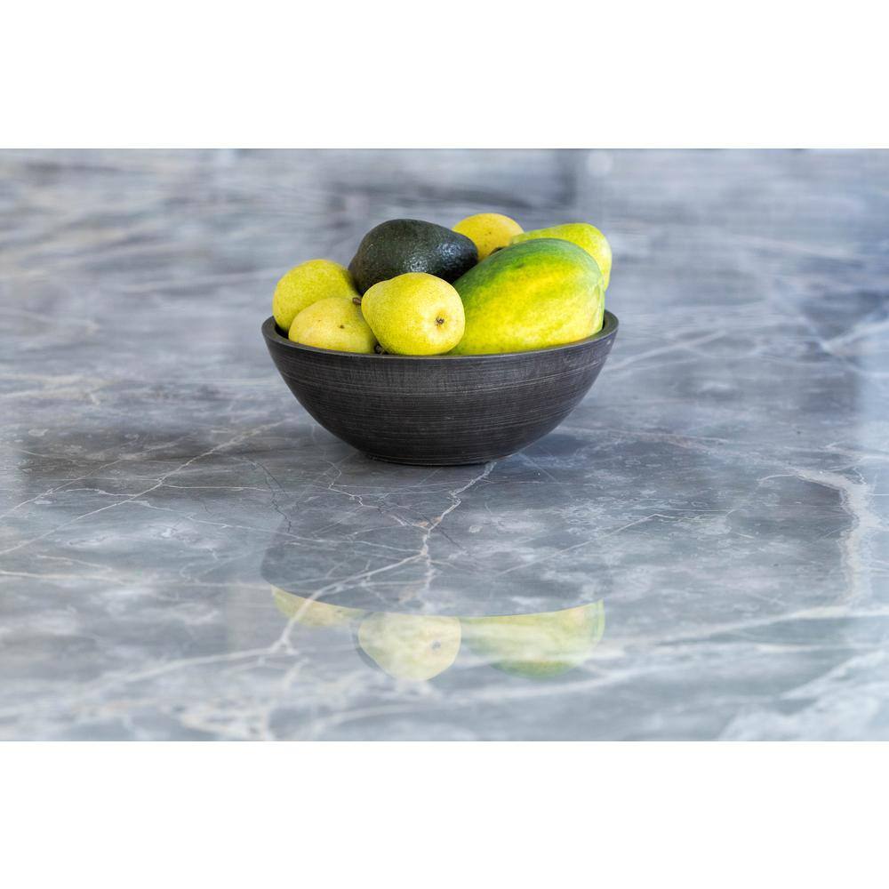 Medium Textured Brown Composite Resin Round Planter Bowl, 2 Pack