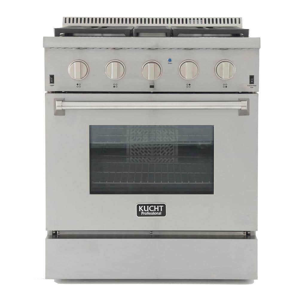 Professional Style 30 in. 4.2 cu. ft. Propane Dual Fuel Range with Sealed Burners and Convection Oven in Stainless Steel price history on PriceWatchPro