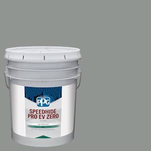 Speedhide Pro EV Zero 5 gal. PPG0994-6 Husky Gray Flat Interior Paint