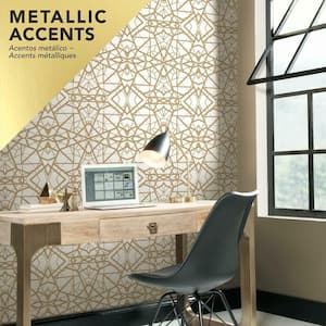 Shatter Geometric Peel and Stick Wallpaper (Covers 28.18 sq. ft.)