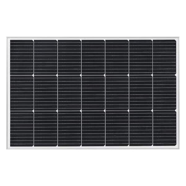 100-Watt Monocrystalline Solar Panel, 23% Efficient Mono Module with MC4, IP65 for RV Boat Car Off-Grid Use, 2025 Update