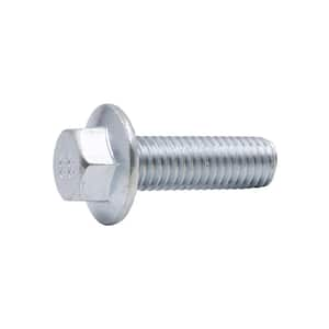 M8-1.25 x 25 mm Zinc-Plated Steel Flange Bolt (2 per Bag)