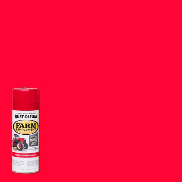 Rust-Oleum 12 oz. Farm Equipment Massey Ferguson Red Enamel Spray Paint (6-Pack)