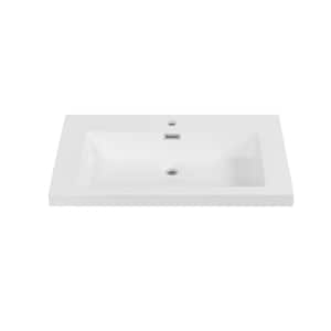 31.5 in. Solid Surface Resin K-0886-32 Vanity Top