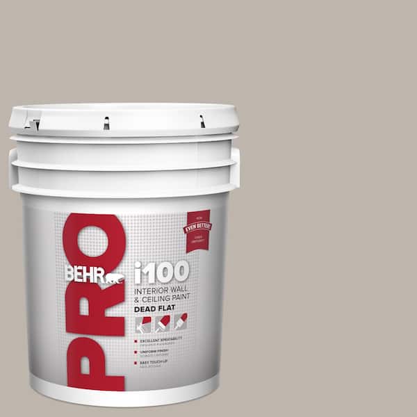 5 gal. #PPU18-12 Graceful Gray Dead Flat Interior Paint