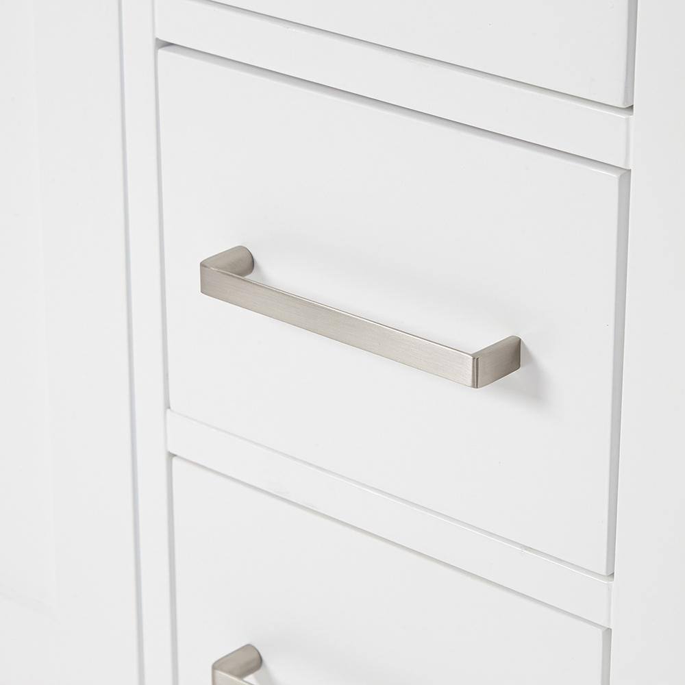 Cambridge 61'' White Double Vanity with Quartz Top