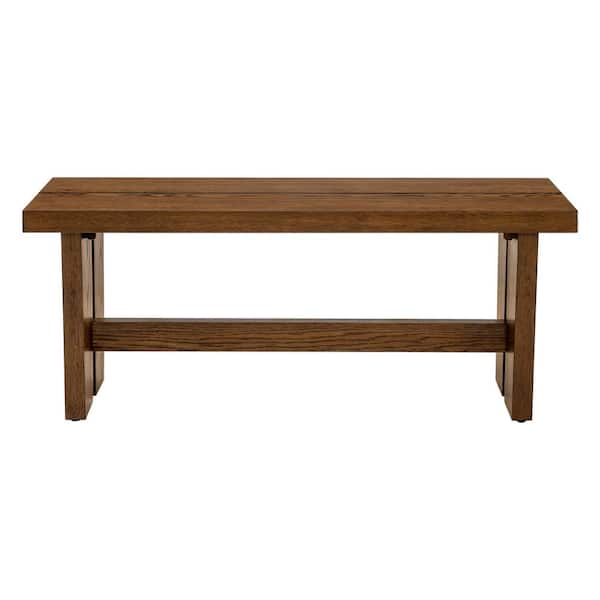 INK+IVY Frank Brown Dining Bench 45 in . II112-0520 - The Home Depot