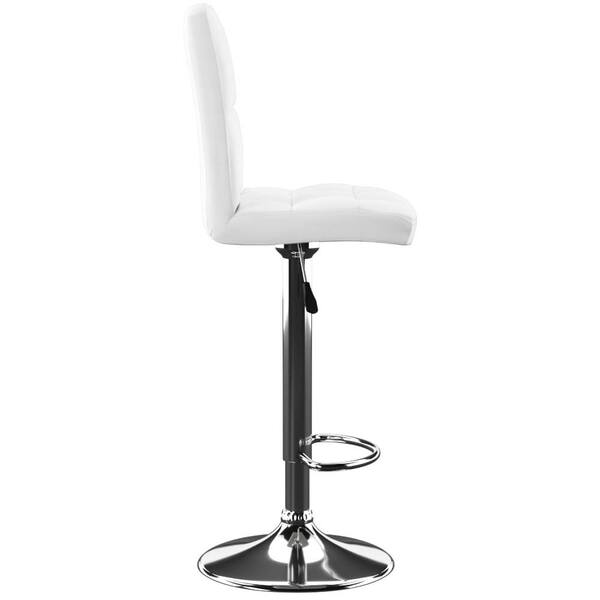 Gonzales 30 In White Bar Stool Hd1191b19, Powell White Bar Stools
