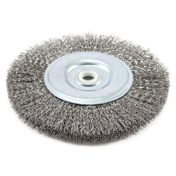 Coarse Crimped 6-Inch-by-.012-Inch Forney 72745 Wire Bench Wheel Brush 