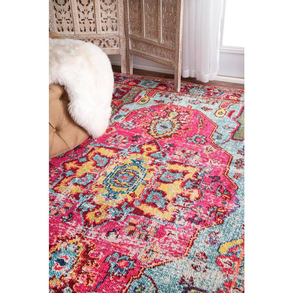 Vintage Corbett Medallion 5' x 7' Multi Synthetic Rug