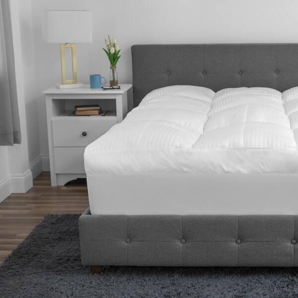 BioPEDIC Plush Deep Pocket Polyester Full Mattress Topper