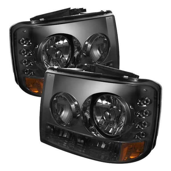Spyder Auto Chevy Silverado 1500/2500 99-02 ( Doesn't fit HD Model ) /Crystal Headlights - Smoke