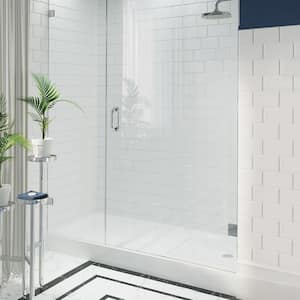 Voltaire 60 in. x 34 in. Acrylic Single-Threshold Right Side Drain Shower Base in White