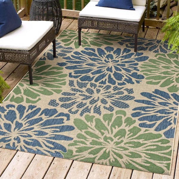 Amazon.com: Mid Century Modern Rug Home Decor - Emerald