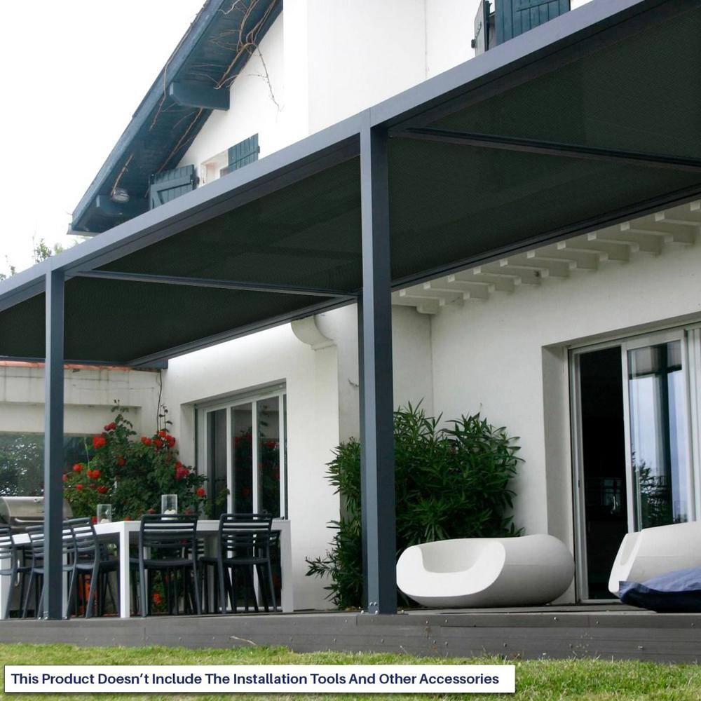 6 ft x 15 ft Green Polypropylene Rectangular Sun Shade Roll