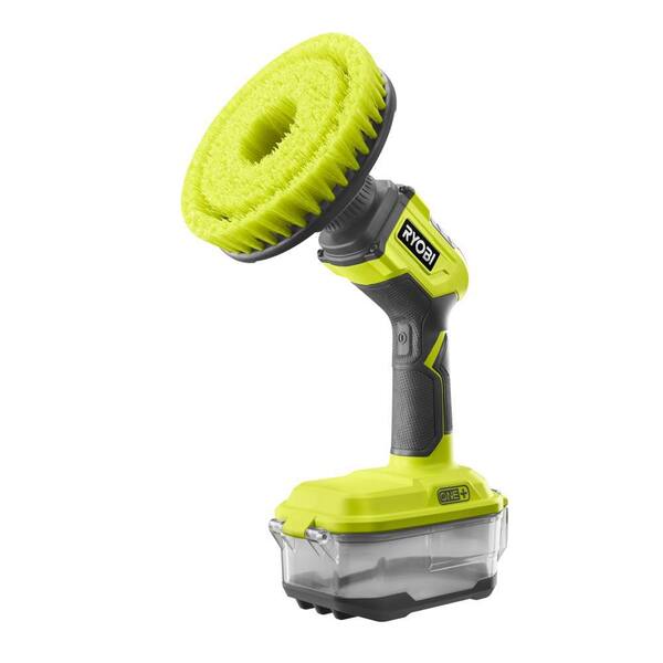 Ryobi ONE+ 18V Power Scrubber with 6 in. Soft Bristle Brush Accessory