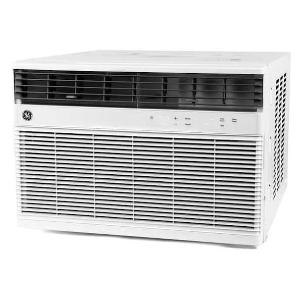 18,000 BTU 208/230 Volt Window Air Conditioner Cools up to 1,000 sq. ft. with Heater, Remote in White, WiFi