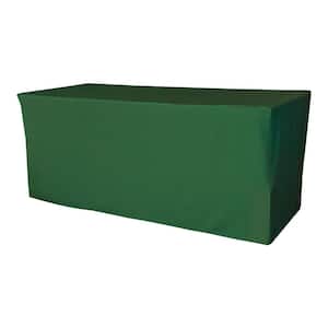 Polyester Poplin Fitted, Box Cover Tablecloth (Burnt Orange, 72