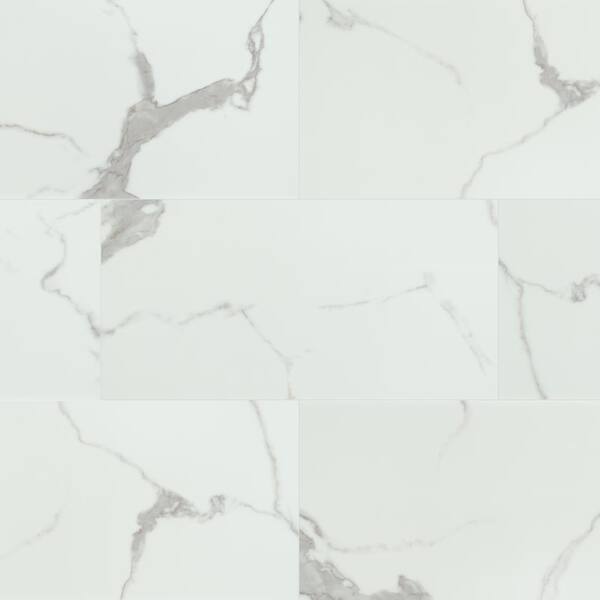 Home Decorators Collection 12 in. W x 24 in. L Harvested Marble Click Lock Luxury Vinyl Tile