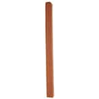 Sandstone Red 48 in. x 3 in. Faux Polyurethane Stone Flush Outside Corner (2-Pack)