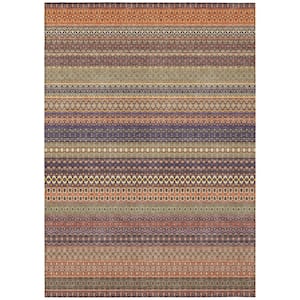 Chantille ACN527 Paprika 10 ft. x 14 ft. Machine Washable Indoor/Outdoor Geometric Area Rug