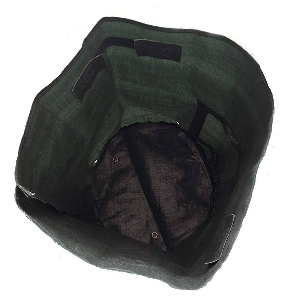 18 in. H x 14 in. Dia 10 Gal. PE Material Grow Bag Plant Tub with Access Fl