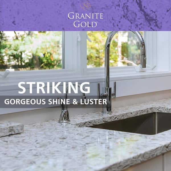 Granite Gold 24 oz. Quartz Clean & Shine, Quartz Countertop Cleaner and  Polish Spray GG0069 - The Home Depot