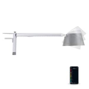 Verve Designer Smart Clamp Light, Works with Alexa, Fits Cubicles & Headboards, Auto-Circadian Mode