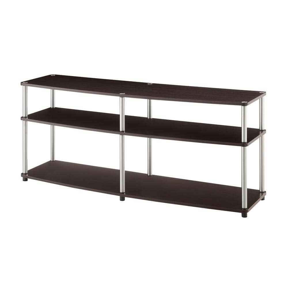Designs2Go 16 in. Espresso Composite TV Stand Fits TVs Up to 65 in. with Cable Managemen price history on PriceWatchPro
