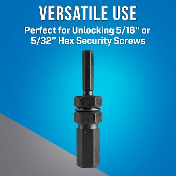 JONARD TOOLS 5/16 in. , 5/32 in. Security Key Insert for Hex