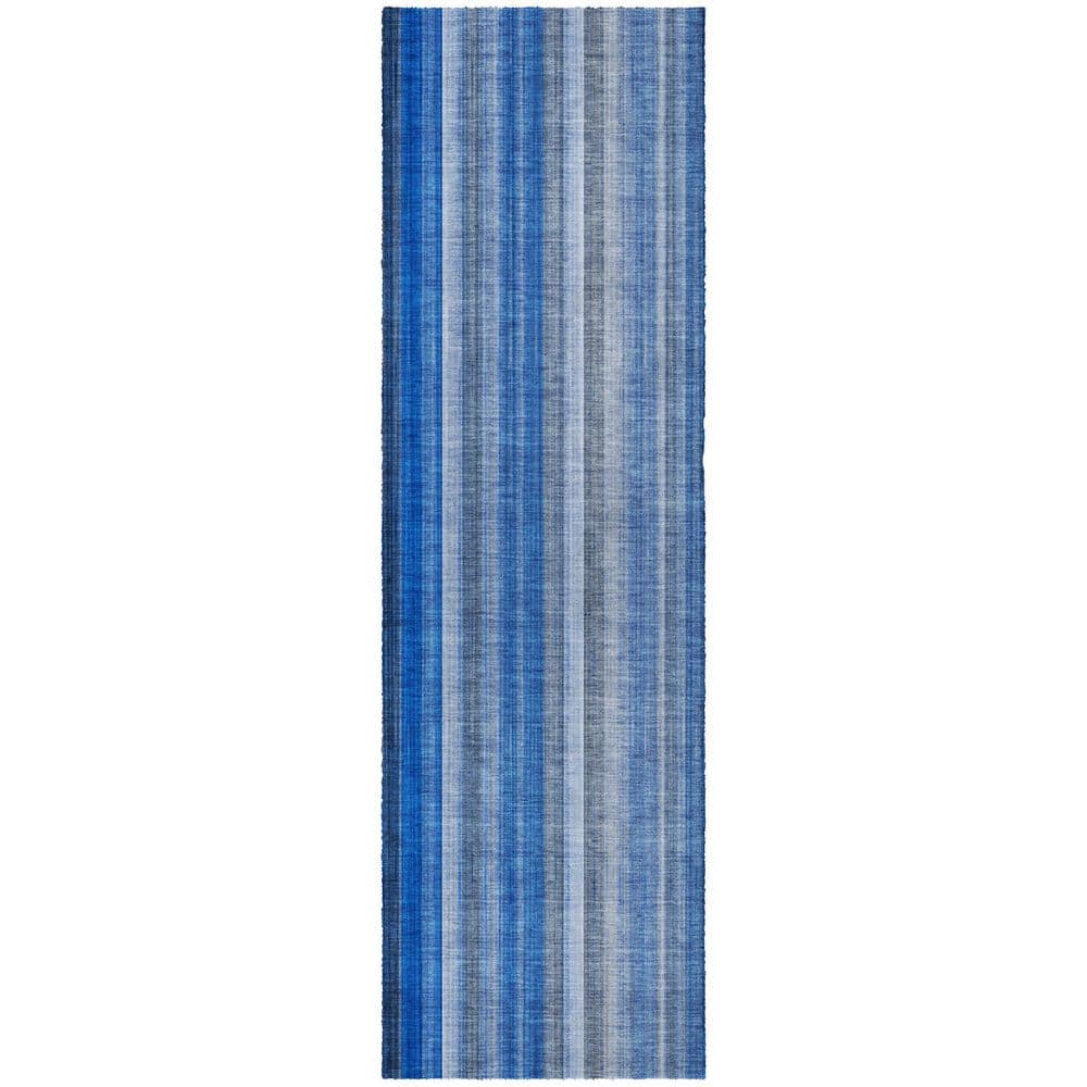 Dream Shag Premium Machine Washable Abstract ADS543 Blue 2 ft. x 7 ft. Runner Rug price history on PriceWatchPro