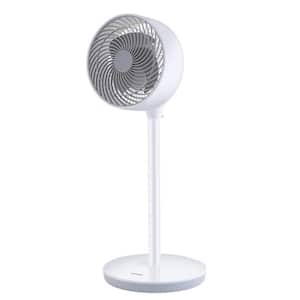 7 in. Indoor Stand Fan, Air Circulation Fan with 3-Speed, 15-Hour Timer, 70° Oscillation and Remote Control