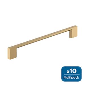 Cityscape 7-9/16 in. (192 mm) Center-to-Center Champagne Bronze Cabinet Bar Pull (10-Pack )