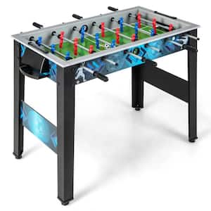 37.5 Inch Stable Soccer Table Game with 2 Footballs for All Ages