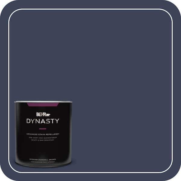 BEHR DYNASTY 1 qt. #600F-7 Soulful Music Eggshell Enamel Interior Stain-Blocking Paint and Primer