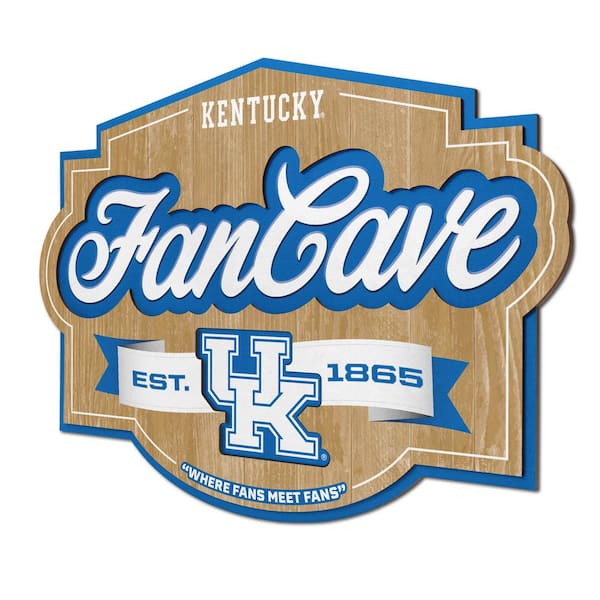 YouTheFan NCAA Kentucky Wildcats Fan Cave Decorative Sign