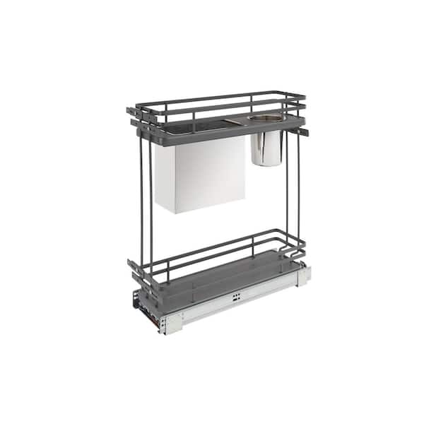 Rev-A-Shelf Two-Tier Knife Block Pullout Organizers w/ Soft-Close